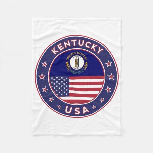 Kentucky Fleecedecke (Vorderseite)