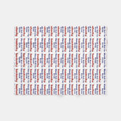 Kentucky Fleecedecke (Vorderseite (Horizontal))