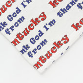 Kentucky Fleecedecke (Ecke)