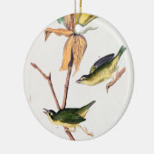 Kentucky Fly fing Warbler Birds Illustration Keramik Ornament (Links)