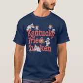 Kentucky Fried Chicken Retro Colonel Cartoon KFC F T-Shirt (Vorderseite)