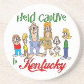 Kentucky Funny Trailer Park Sandstone Untersetzer (Vorne)