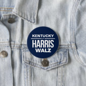 Kentucky für Harris Walz Button (Beispiel)