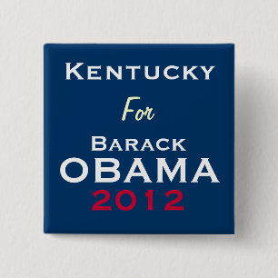 KENTUCKY für Kampagnen-Knopf OBAMA 2012 Button