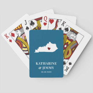 Kentucky Gastgeschenk Hochzeit Deck Karten, Staat Spielkarten