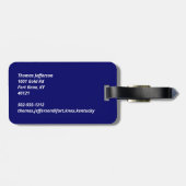 Kentucky Gepäckanhänger (Rückseite horizontal)