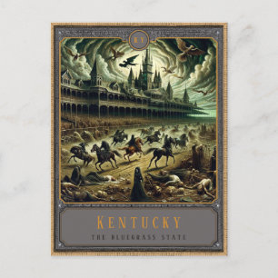 Kentucky   Gothic Art Postkarte