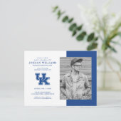 Kentucky Grad Bekanntgabe Ankündigungspostkarte (Stehend Vorderseite)