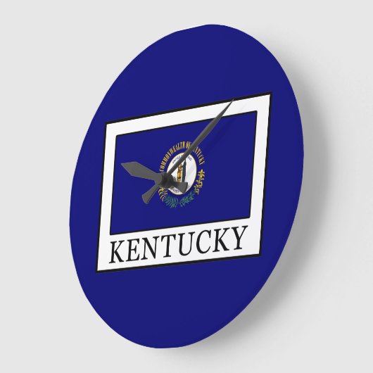 Kentucky Große Wanduhr (Winkel)