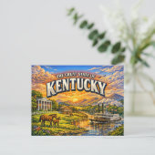 Kentucky Grußkarte Postkarte (Stehend Vorderseite)