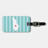 Kentucky Heart | Zuhause Staat Gepäckanhänger (Vorderseite horizontal)