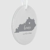 Kentucky Heimat Personalisiertes Ornament (Vorderseite)