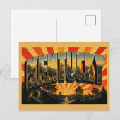 Kentucky Höhlen Wälder Flusstäler Kunst Postkarte (Vorne/Hinten)