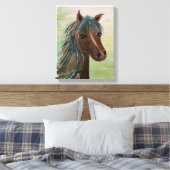 Kentucky Horse Leinwanddruck (Insitu (Schlafzimmer))