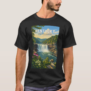 Kentucky Illustrations Reise Kunst Vintage T-Shirt