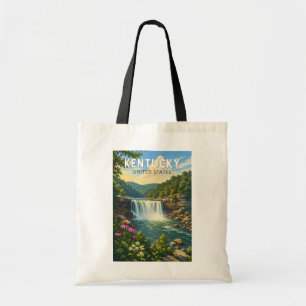 Kentucky Illustrations Reise Kunst Vintage Tragetasche