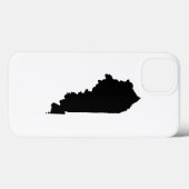 Kentucky in Schwarz und Weiß Case-Mate iPhone Hülle (Rückseite (Horizontal))