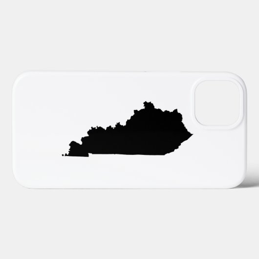 Kentucky in Schwarz und Weiß Case-Mate iPhone Hülle (Rückseite (Horizontal))