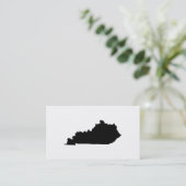 Kentucky in Schwarz und Weiß Visitenkarte (Stehend Vorderseite)