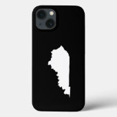 Kentucky in Weiß und Schwarz Case-Mate iPhone Hülle (Rückseite)