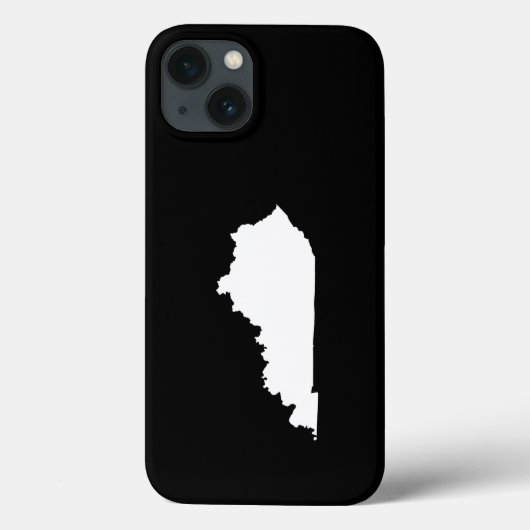 Kentucky in Weiß und Schwarz Case-Mate iPhone Hülle (Rückseite)