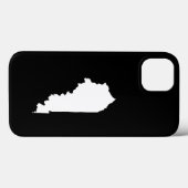 Kentucky in Weiß und Schwarz Case-Mate iPhone Hülle (Rückseite (Horizontal))