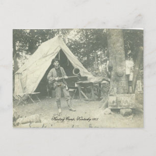 Kentucky Jagdlager 1908 Postkarte