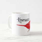 Kentucky-Kardinal Kaffeetasse (Vorderseite Links)