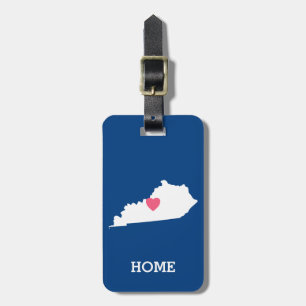 Kentucky Karte Heimatstaat Liebe mit individuellem Gepäckanhänger
