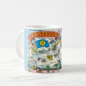 Kentucky-Karte-Mug Kaffeetasse (Vorderseite Links)
