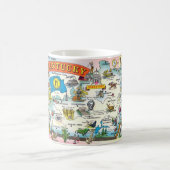 Kentucky-Karte-Mug Kaffeetasse (Mittel)