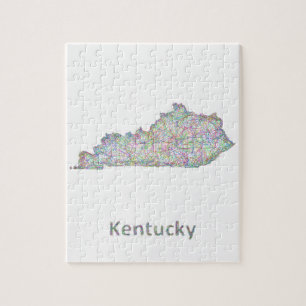 Kentucky-Karte Puzzle