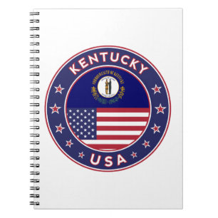 Kentucky, Kentucky, Kentucky, Kentucky-Aufkleber, Notizblock