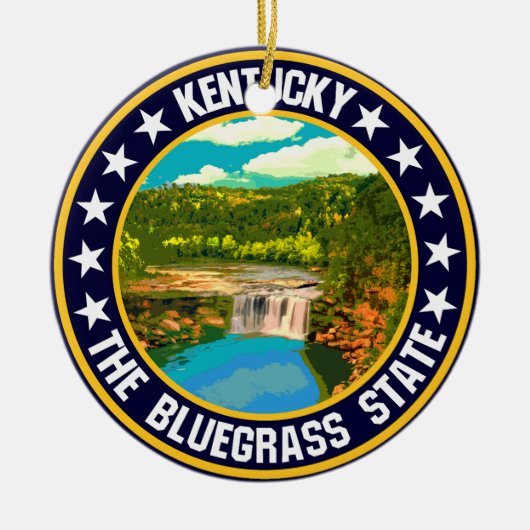 Kentucky Keramik Ornament (Vorne)