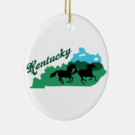 Kentucky Keramikornament (Rechts)