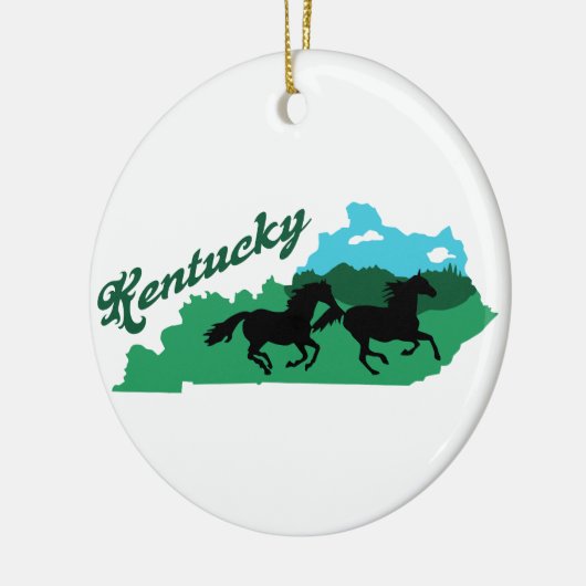 Kentucky Keramikornament (Links)