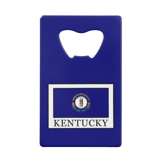 Kentucky Kreditkarten Flaschenöffner (Vorderseite)