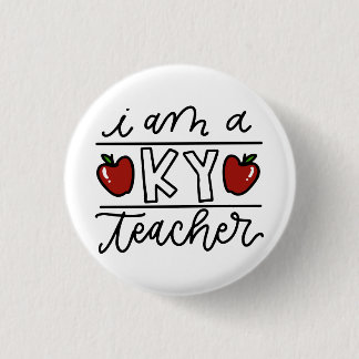 Kentucky-Lehrer-Knopf Button