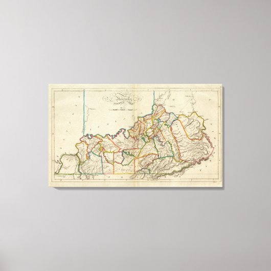 Kentucky Leinwanddruck (Vorderseite)