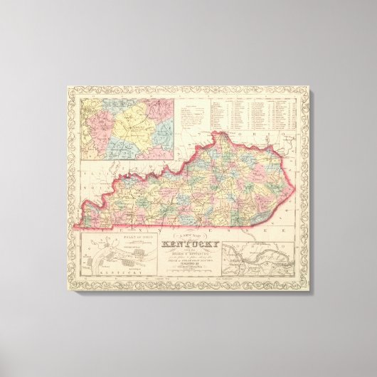 Kentucky Leinwanddruck (Vorderseite)