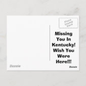 Kentucky Life Postkarte (Rückseite)