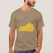 Kentucky Love in Yellow Oversized T-Shirt (Vorderseite)