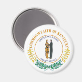 Kentucky Magnet (Vorderseite/Rückseite)