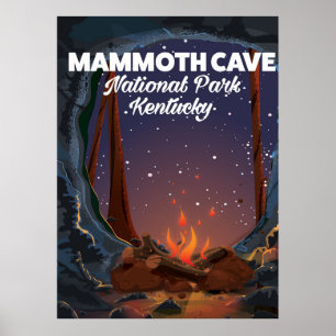 Kentucky Mammoth Höhlenbesichtigung Poster