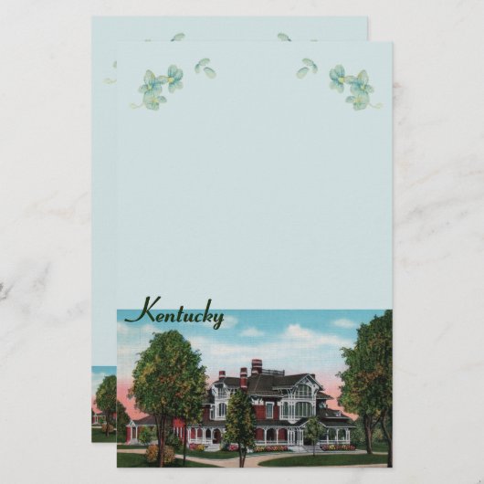 Kentucky Mansion Briefpapier (Vorne/Hinten)