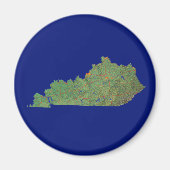 Kentucky Map Magnet (Vorne)