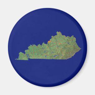 Kentucky Map Magnet