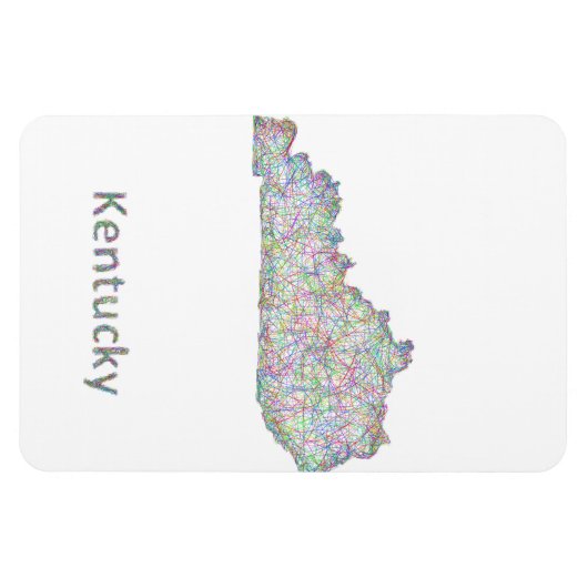 Kentucky Map Magnet (Horizontal)