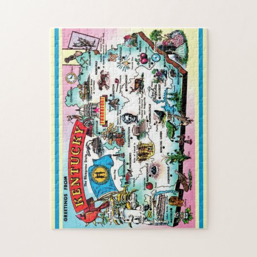 Kentucky Map Puzzle (Vertikal)