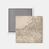 Kentucky Map von Arrowsmith Magnet (Vorderseite/Rückseite)